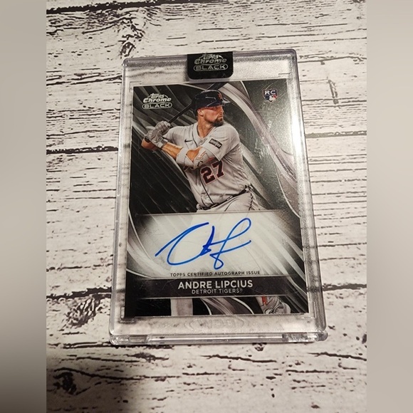 2024 Topps Chrome Black ANDRE LIPCIUS RC Rookie Auto Autograph - Picture 1 of 2